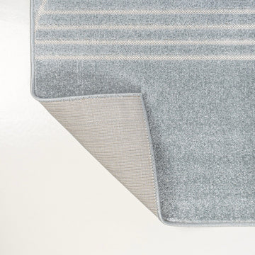 Nordby Geometric Arch Scandi Striped Area Rug